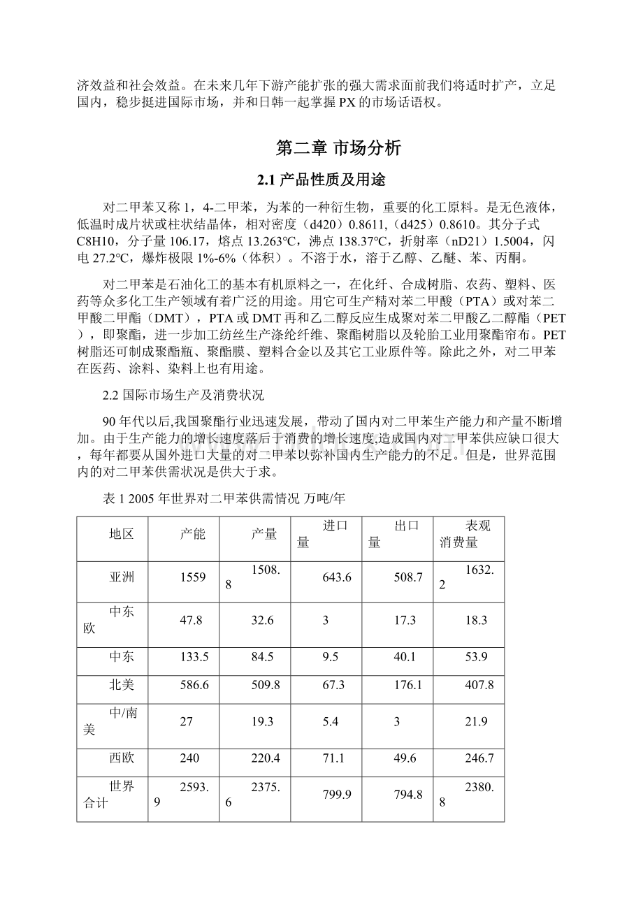 年产85万吨对二甲苯设计毕业设计 精品Word下载.docx_第3页