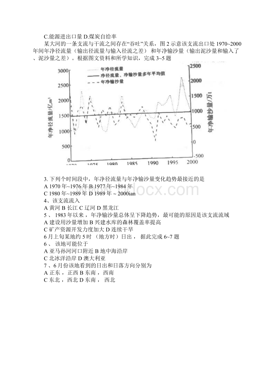 全国高考文综卷含答案.docx_第2页