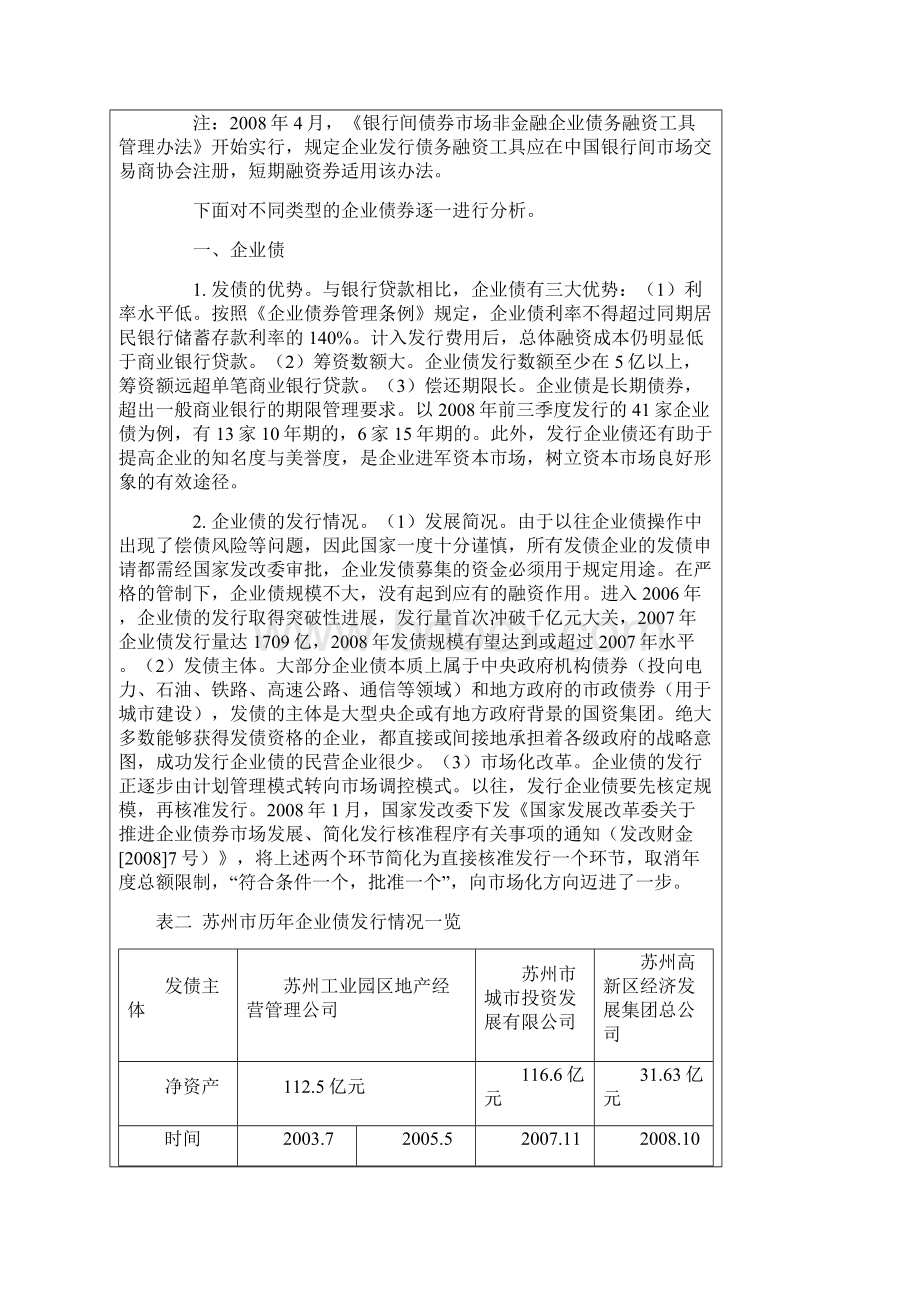 对我市开展企业债券融资的思考苏州市.docx_第2页