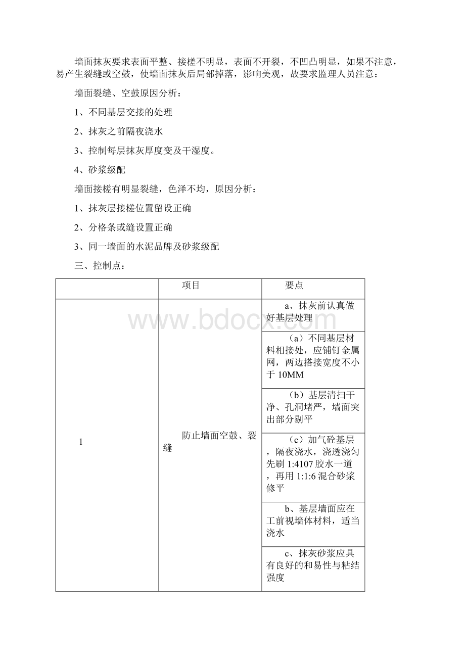 装饰分部工程施工质量监理细则Word下载.docx_第3页