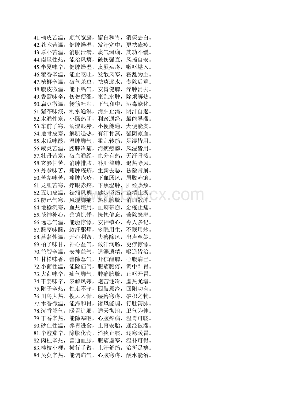 中药四百味歌诀Word格式.docx_第2页