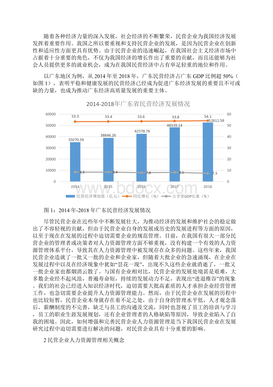 民营企业人力资源管理的问题及对策研究.docx_第2页