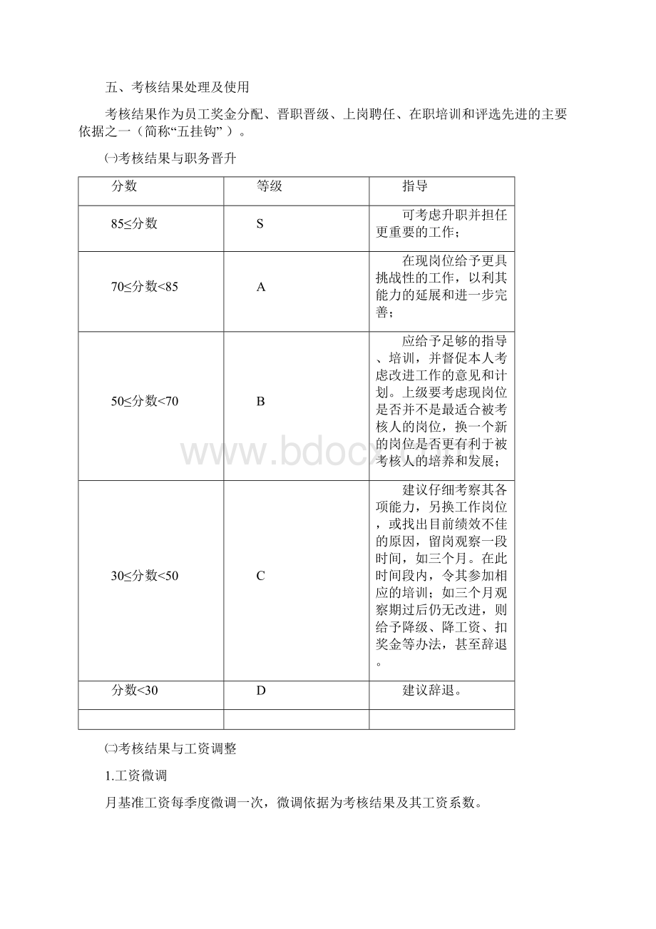 企业管理新元制度之《员工绩效考评制度》Word文档下载推荐.docx_第3页