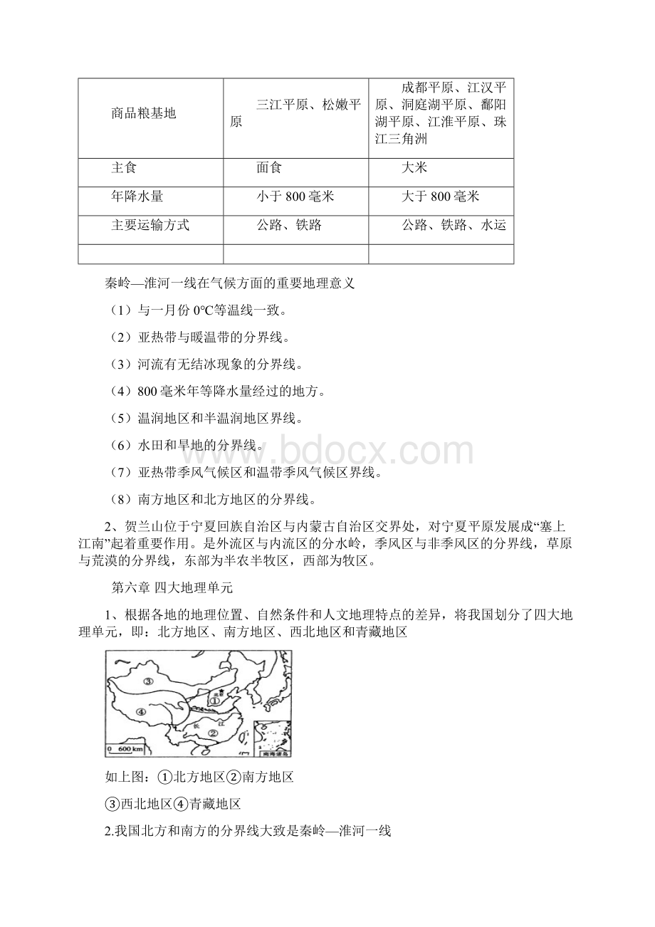 八年级地理下册粤教版复习提纲.docx_第2页