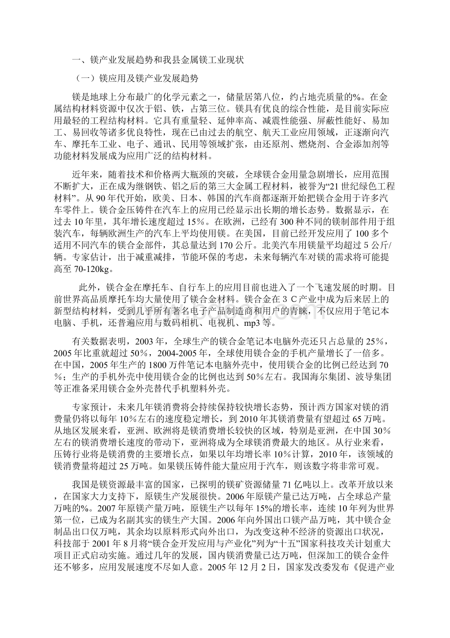 镁产业发展规划Word格式.docx_第2页