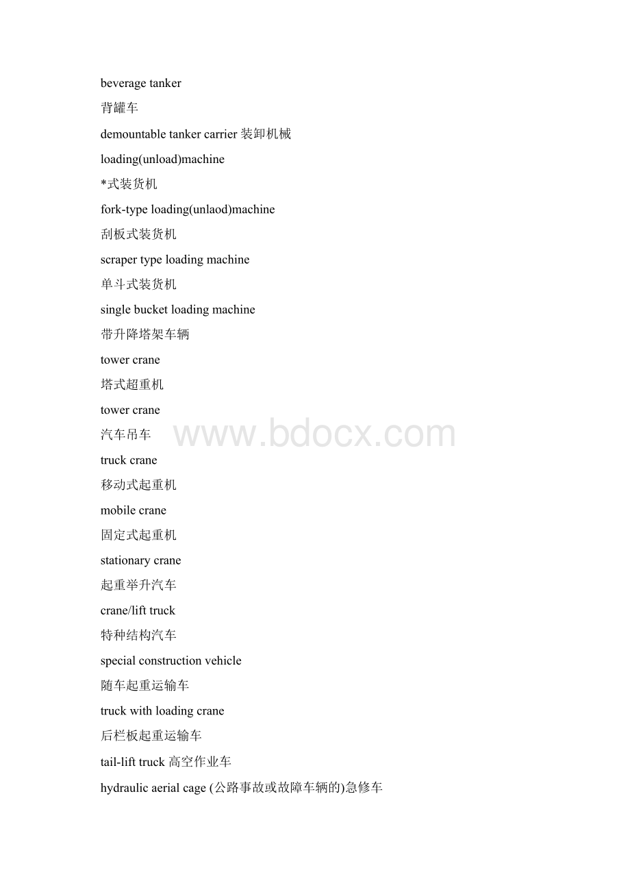 汽车专业术语专业词汇英文Word格式.docx_第2页