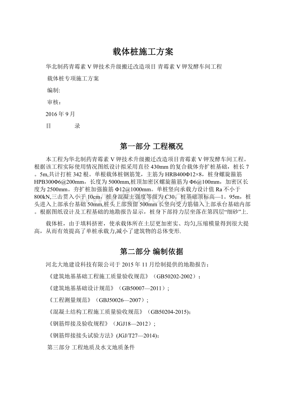 载体桩施工方案.docx