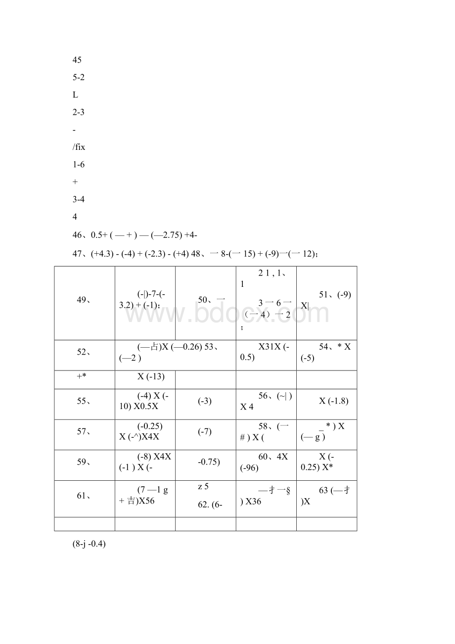 有理数加减乘除混合运算200题.docx_第2页