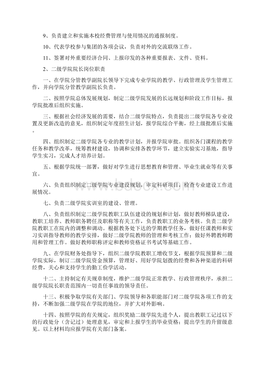 职业学院院长岗位职责共6篇.docx_第2页