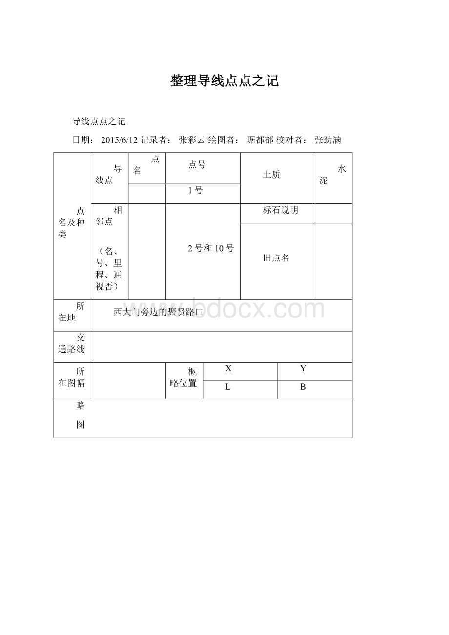 整理导线点点之记.docx_第1页