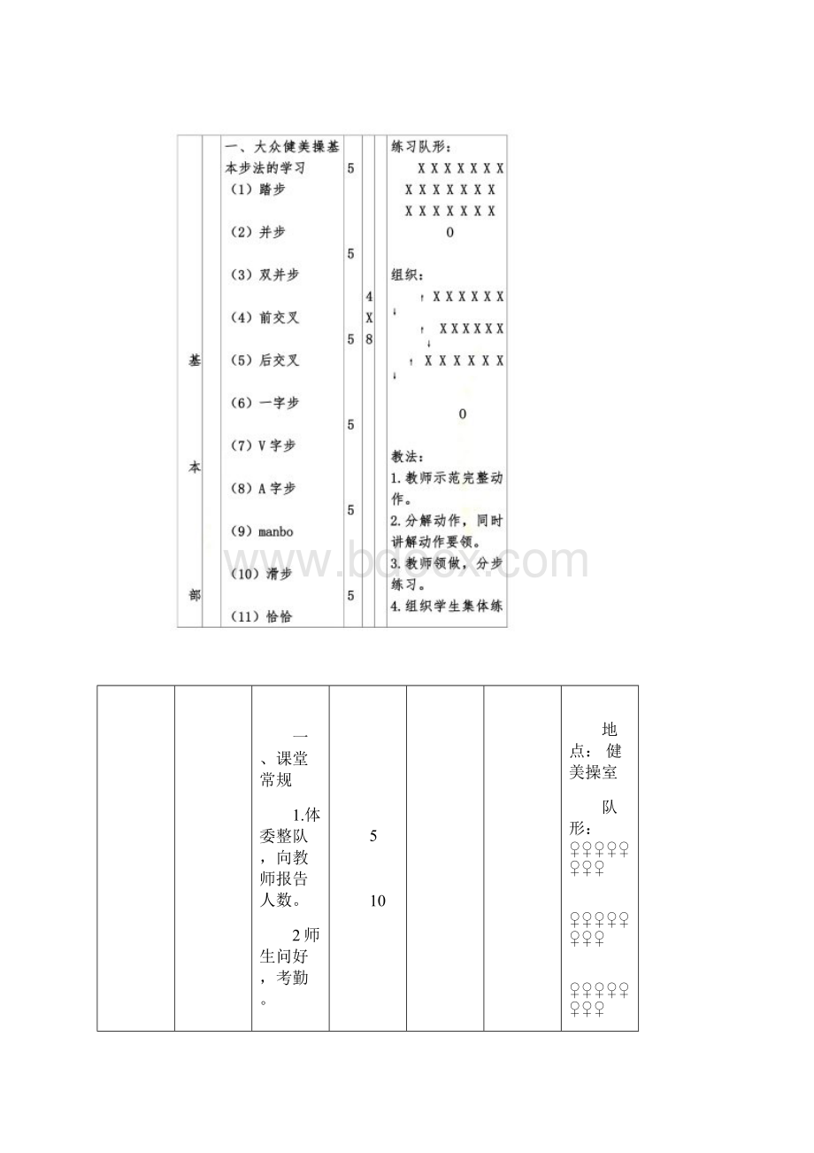 第三套大众健美操三级教案.docx_第3页