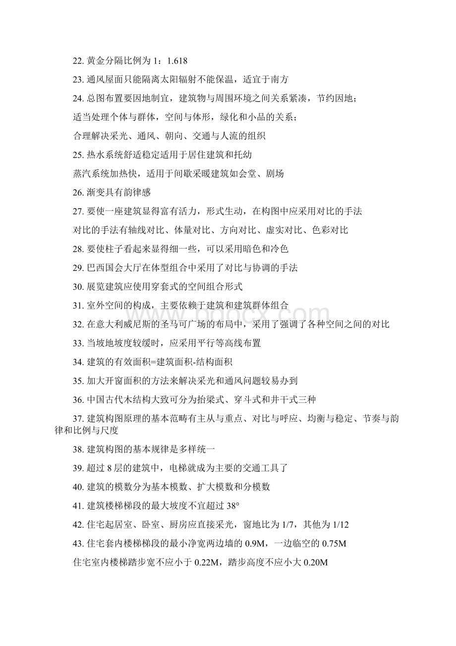 几百条关于建筑设计的要求.docx_第2页