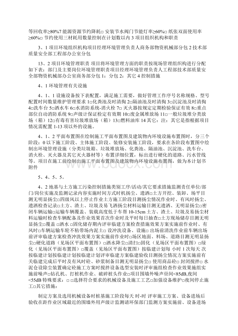 房建项目部项目环境管理计划书.docx_第2页