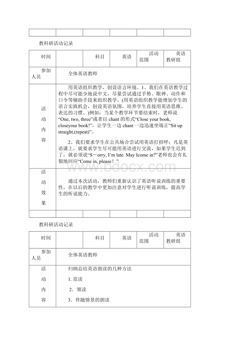 教学教研活动记录Word文件下载.docx_第3页