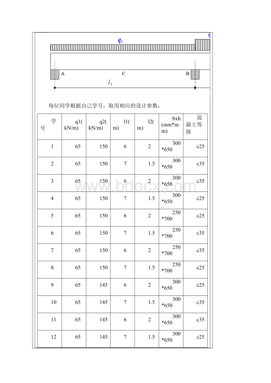 钢筋混凝土伸臂梁设计.docx_第2页