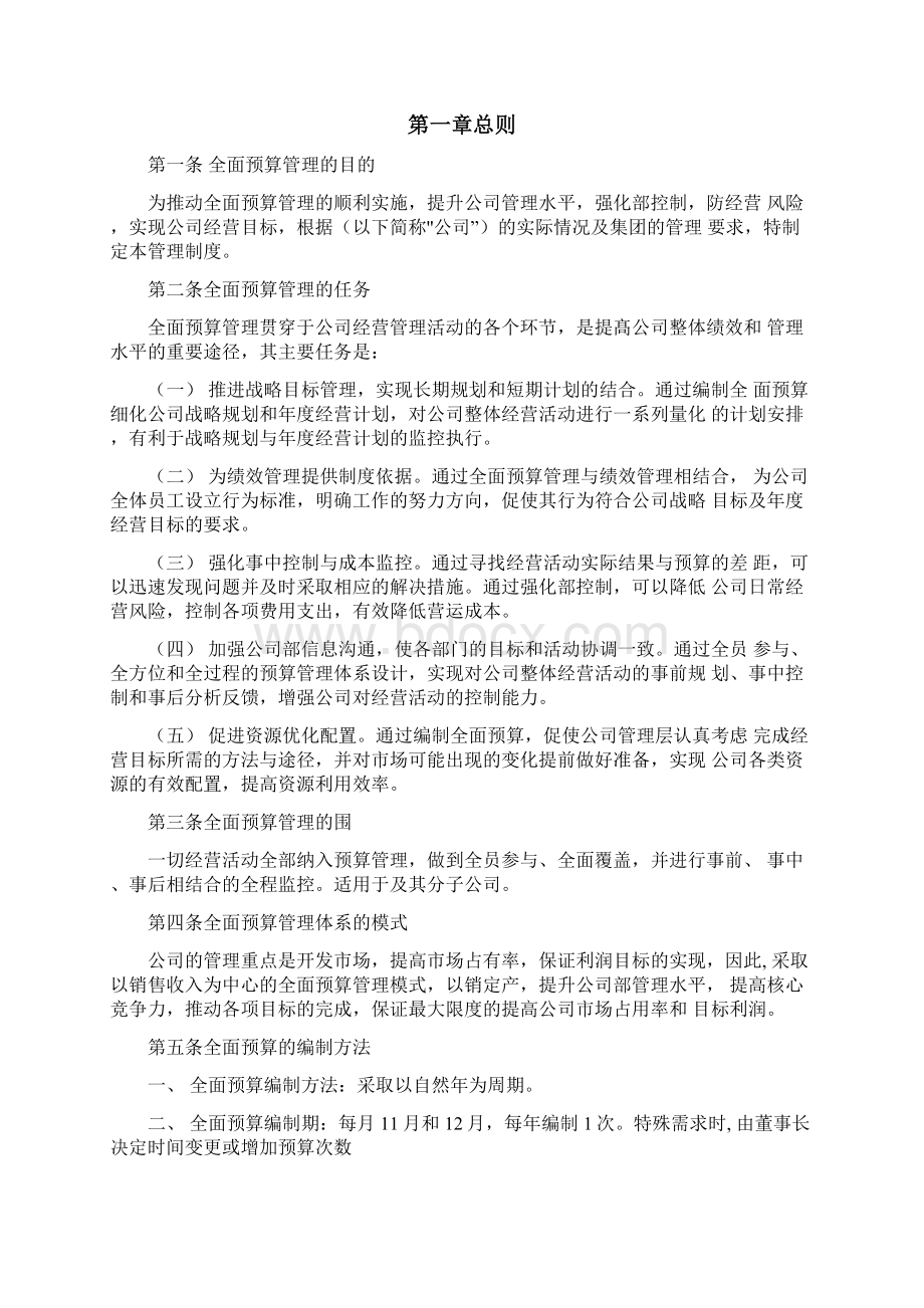 全面预算管理制度.docx_第2页