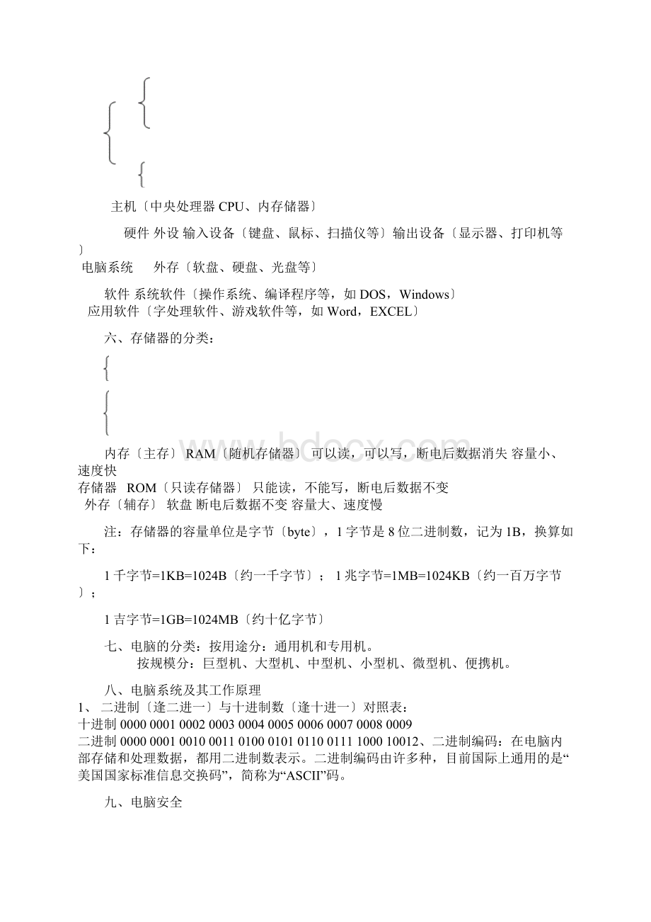 初中毕业生信息技术中考知识点详解.docx_第3页