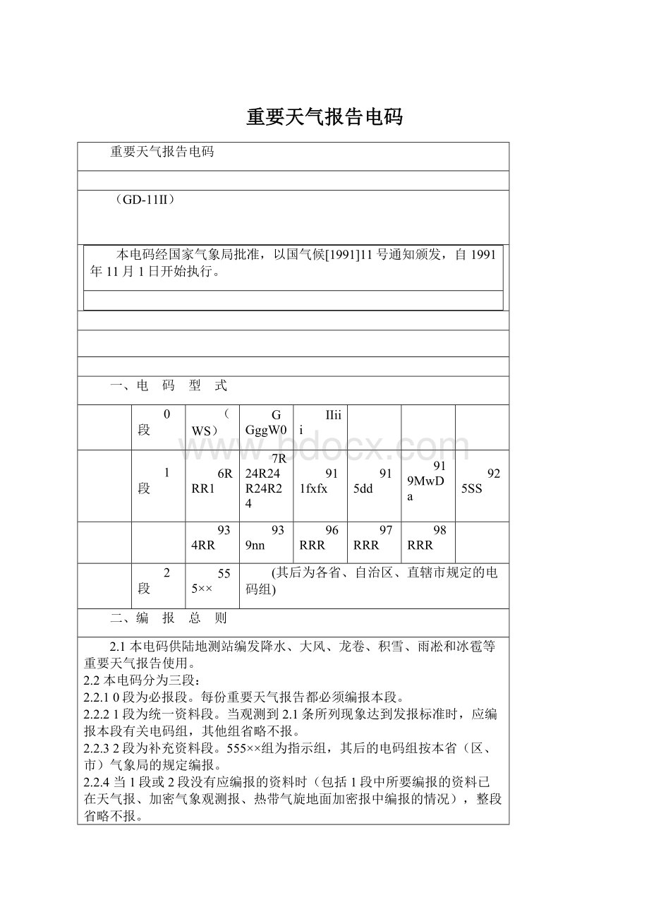 重要天气报告电码.docx_第1页