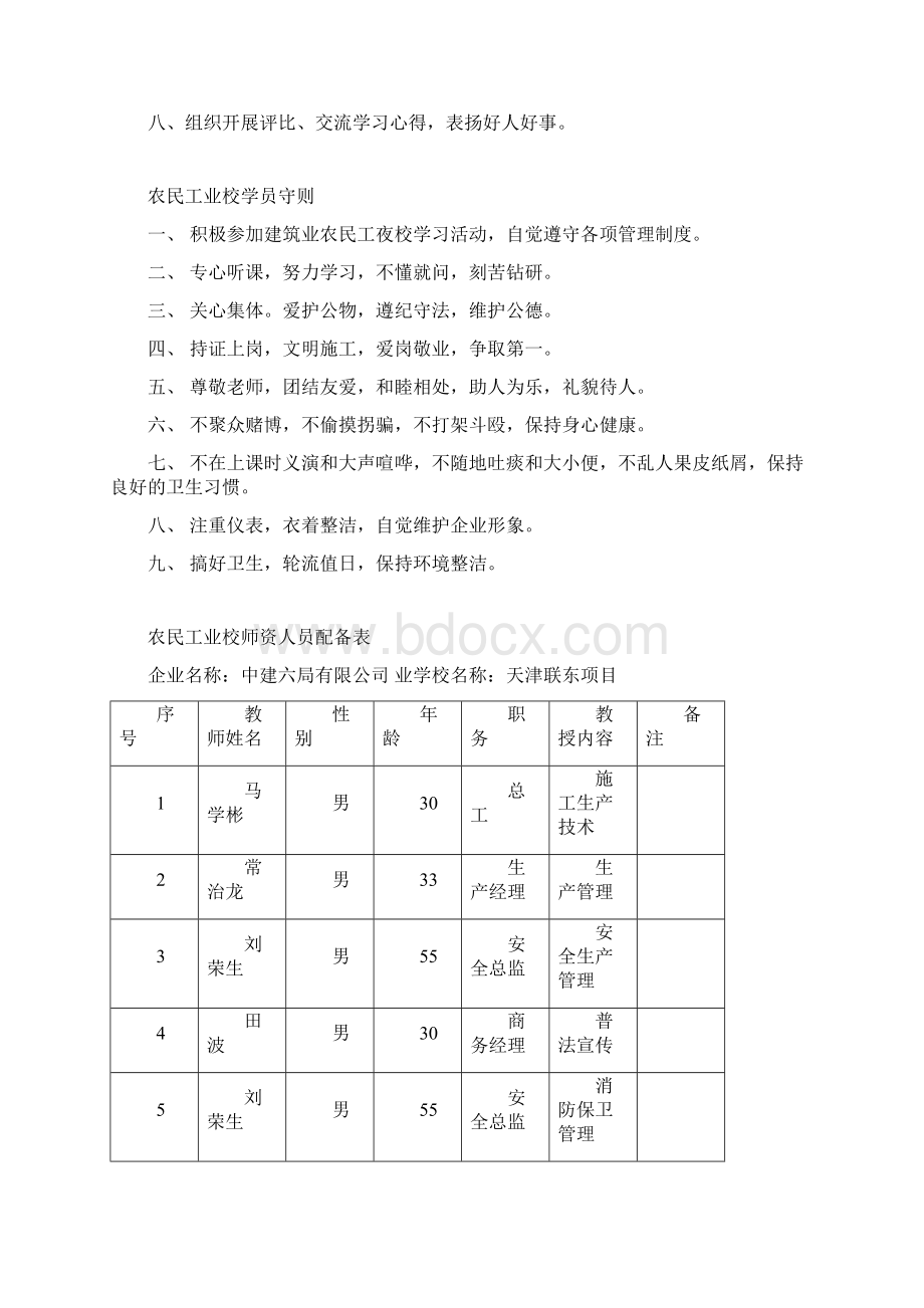 农民工业校管理台帐.docx_第3页