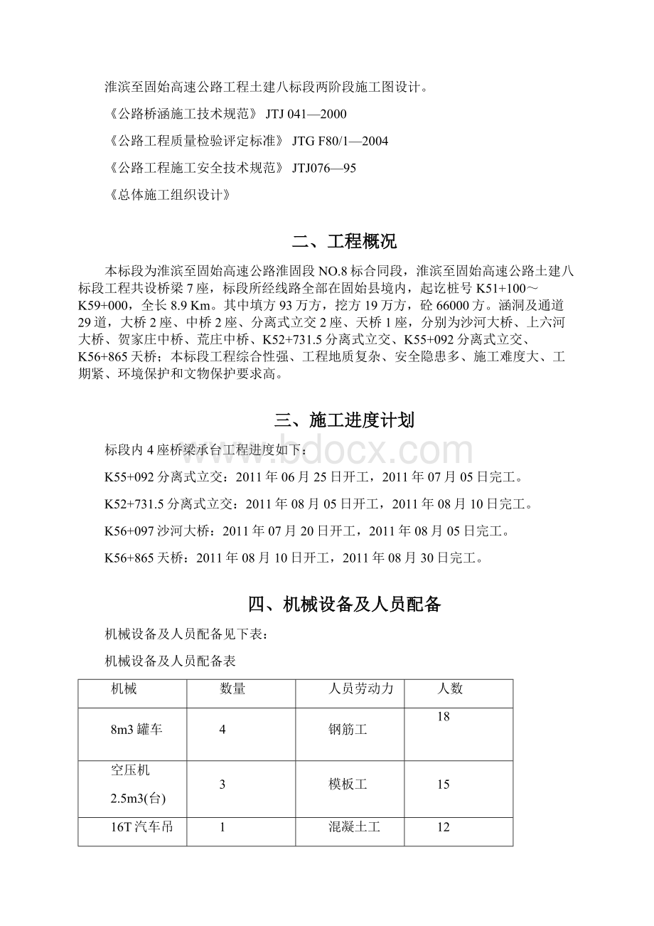 承台专项施工方案实用版.docx_第2页