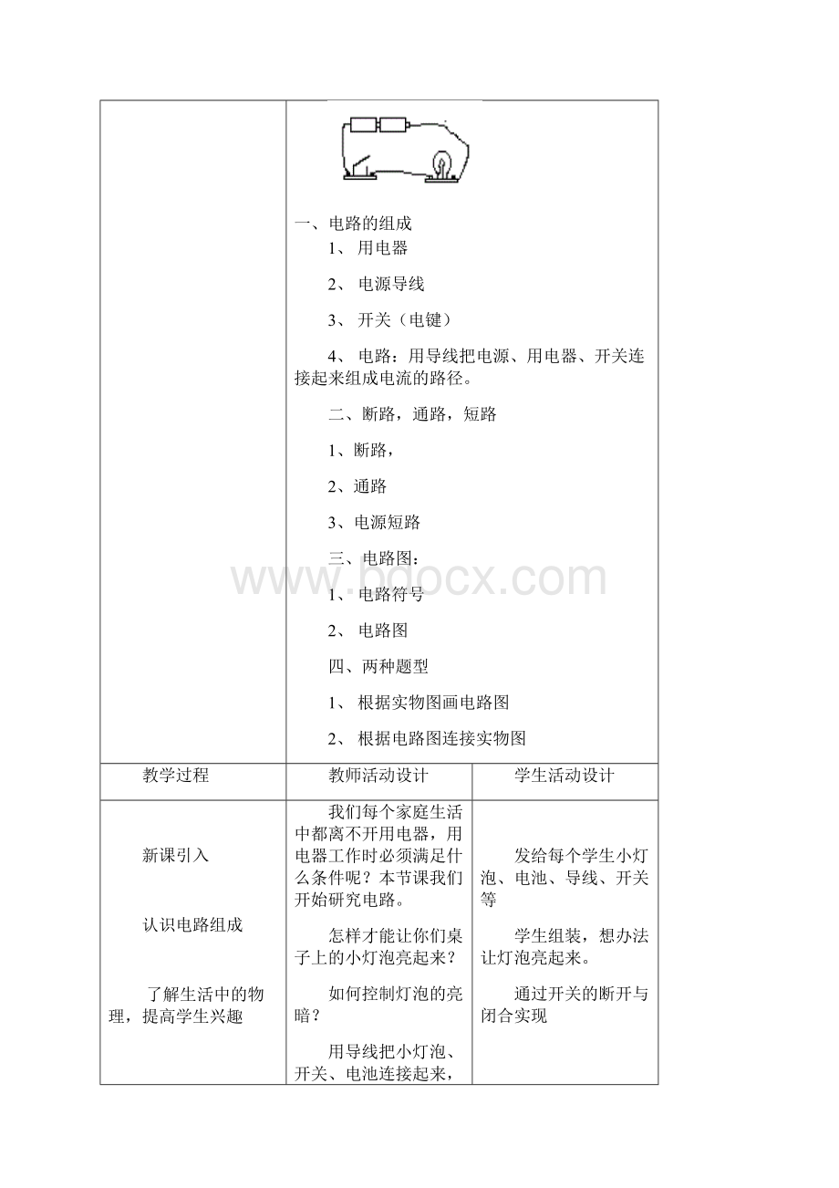 第十一章 第一节认识电路Word格式文档下载.docx_第2页