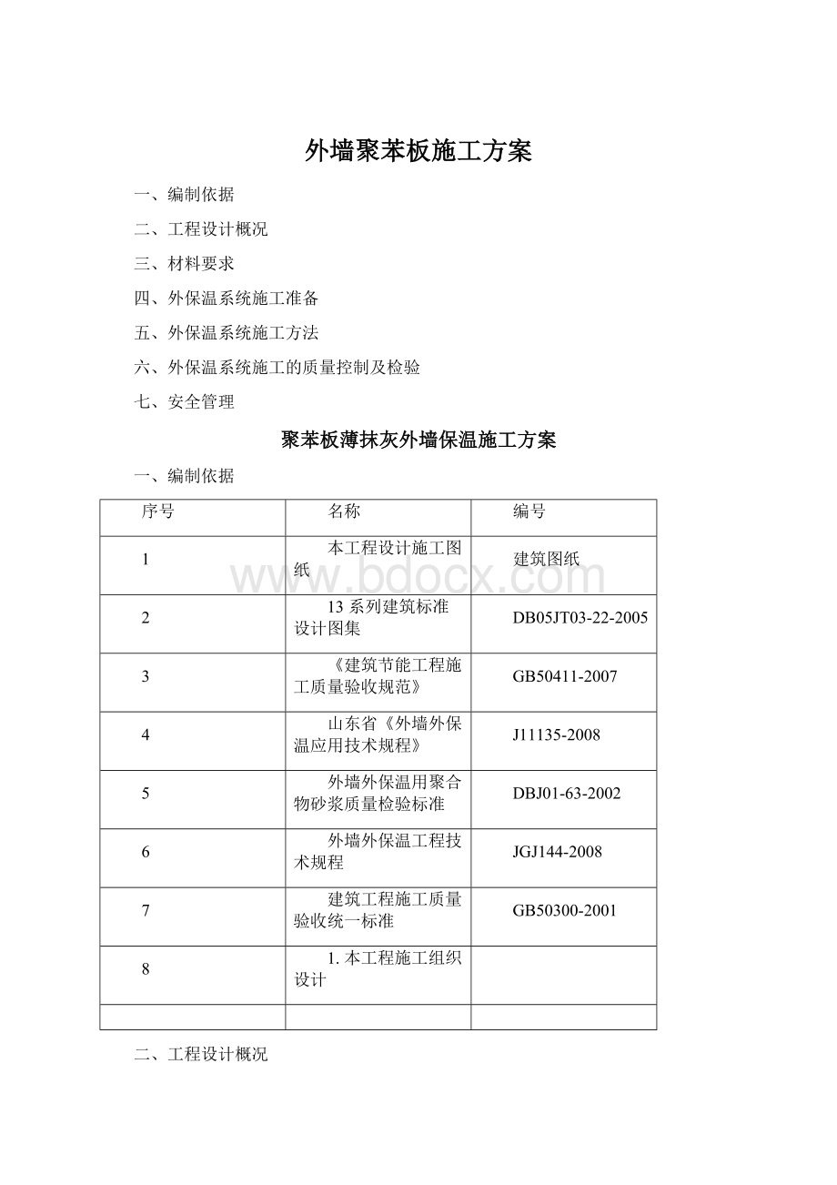 外墙聚苯板施工方案.docx