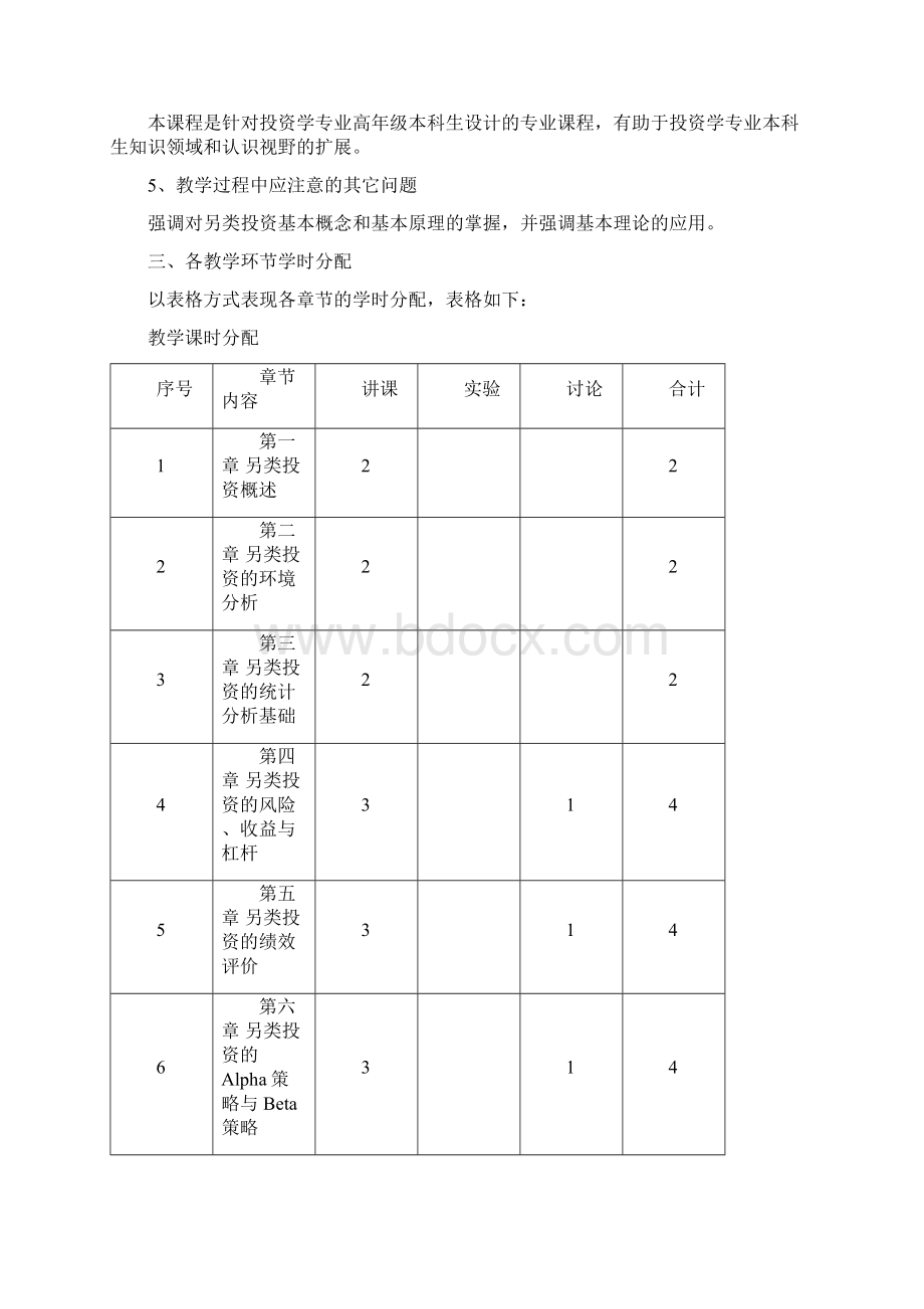 另类投资学双语教学大纲Word格式.docx_第2页