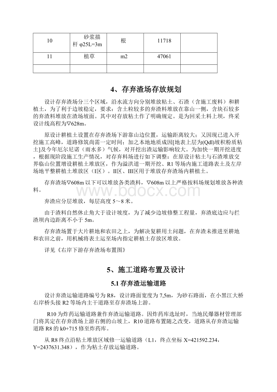 右岸下游存弃渣场施工措施.docx_第3页