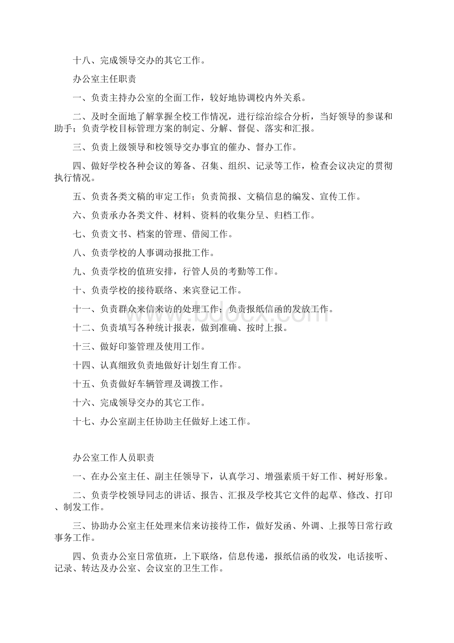 学校办公室职责制度汇编.docx_第2页