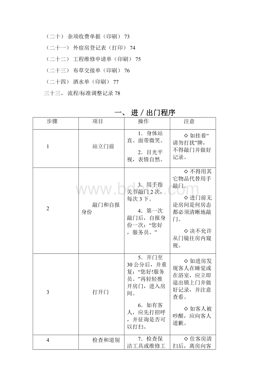 维也纳酒店客房操作手册Word格式.docx_第3页