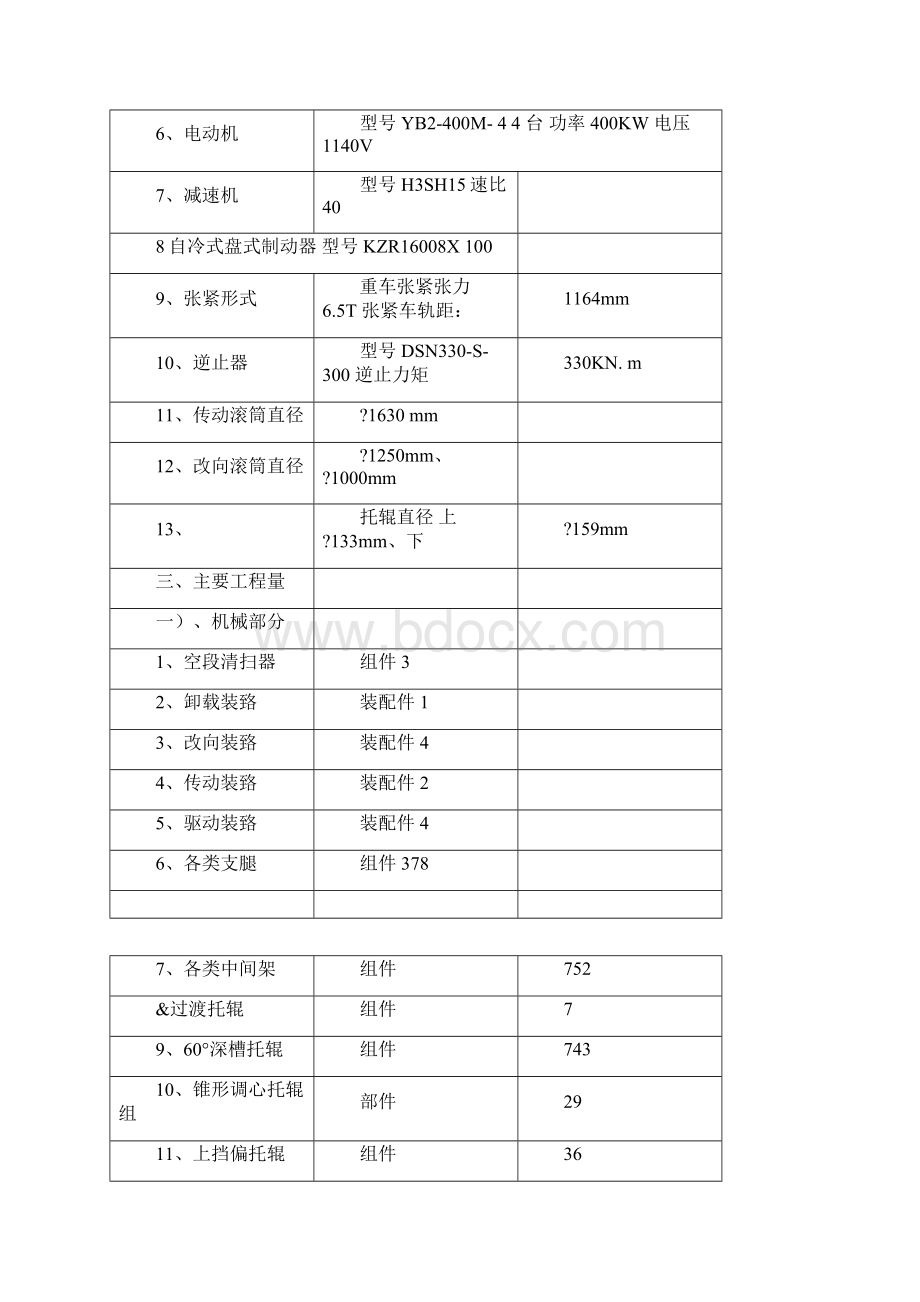 完整版煤矿主斜井带式输送机安装施工组织设计.docx_第2页