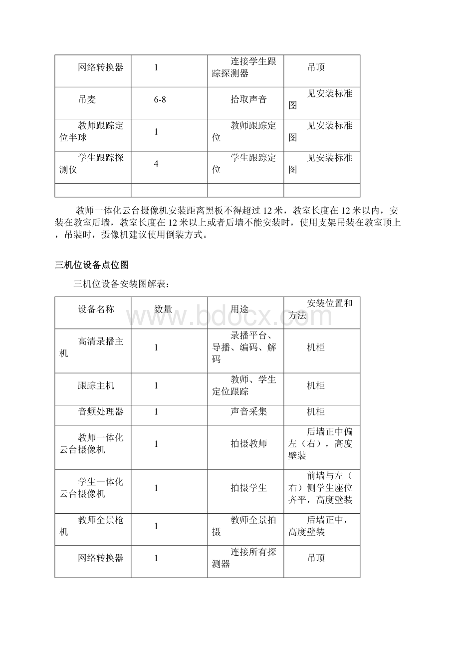 全自动录播系统施工布线调试方案Word文件下载.docx_第3页