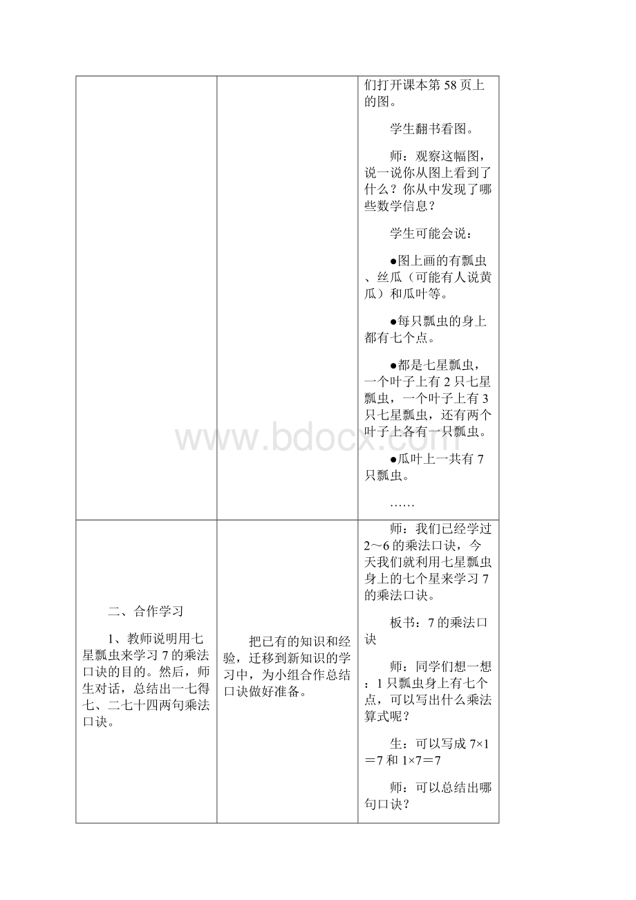 二年级数学上册6《形象统计图和统计表》统计天气教案新版冀教版.docx_第2页