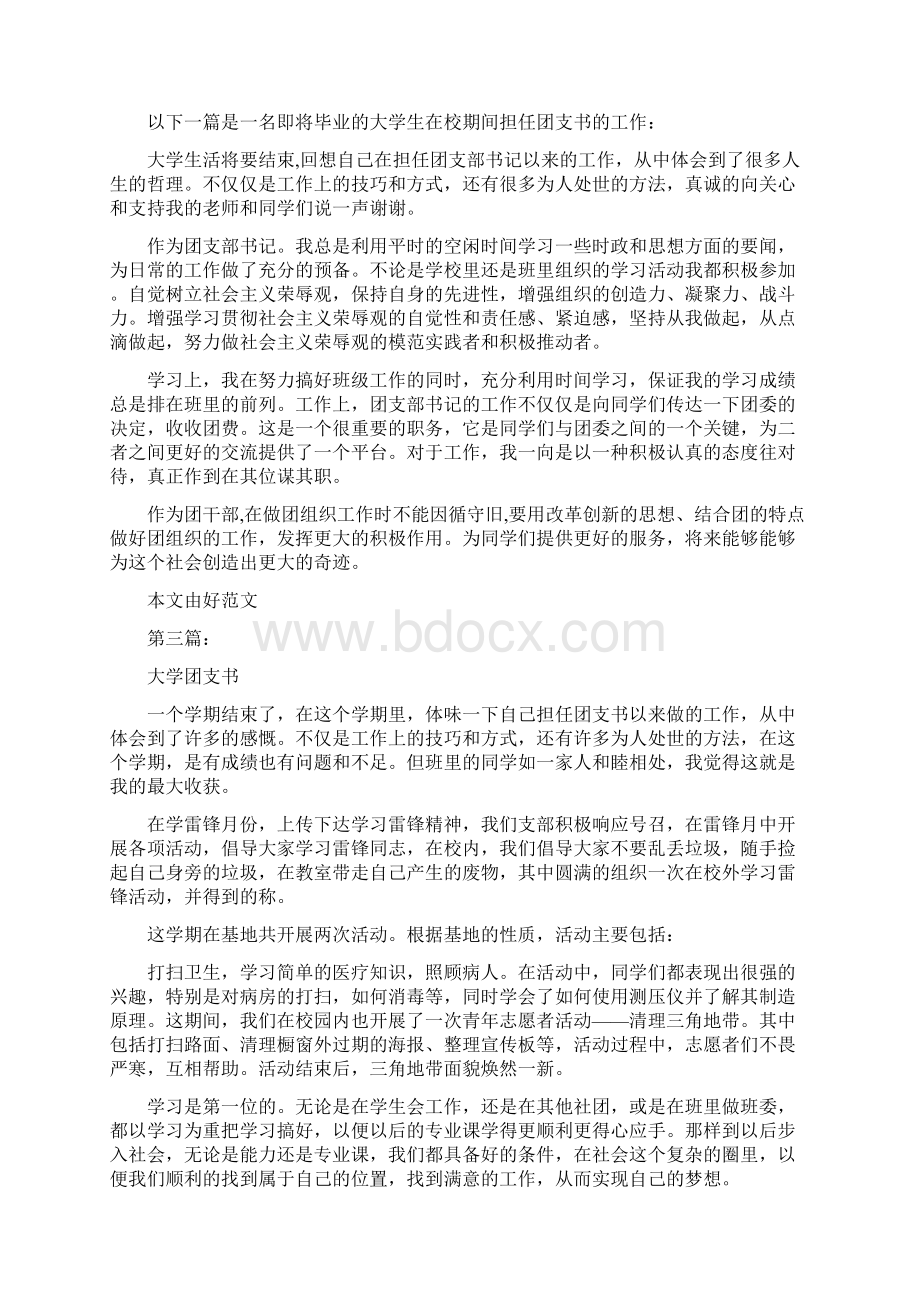 班级团支书的自我鉴定完整版.docx_第2页