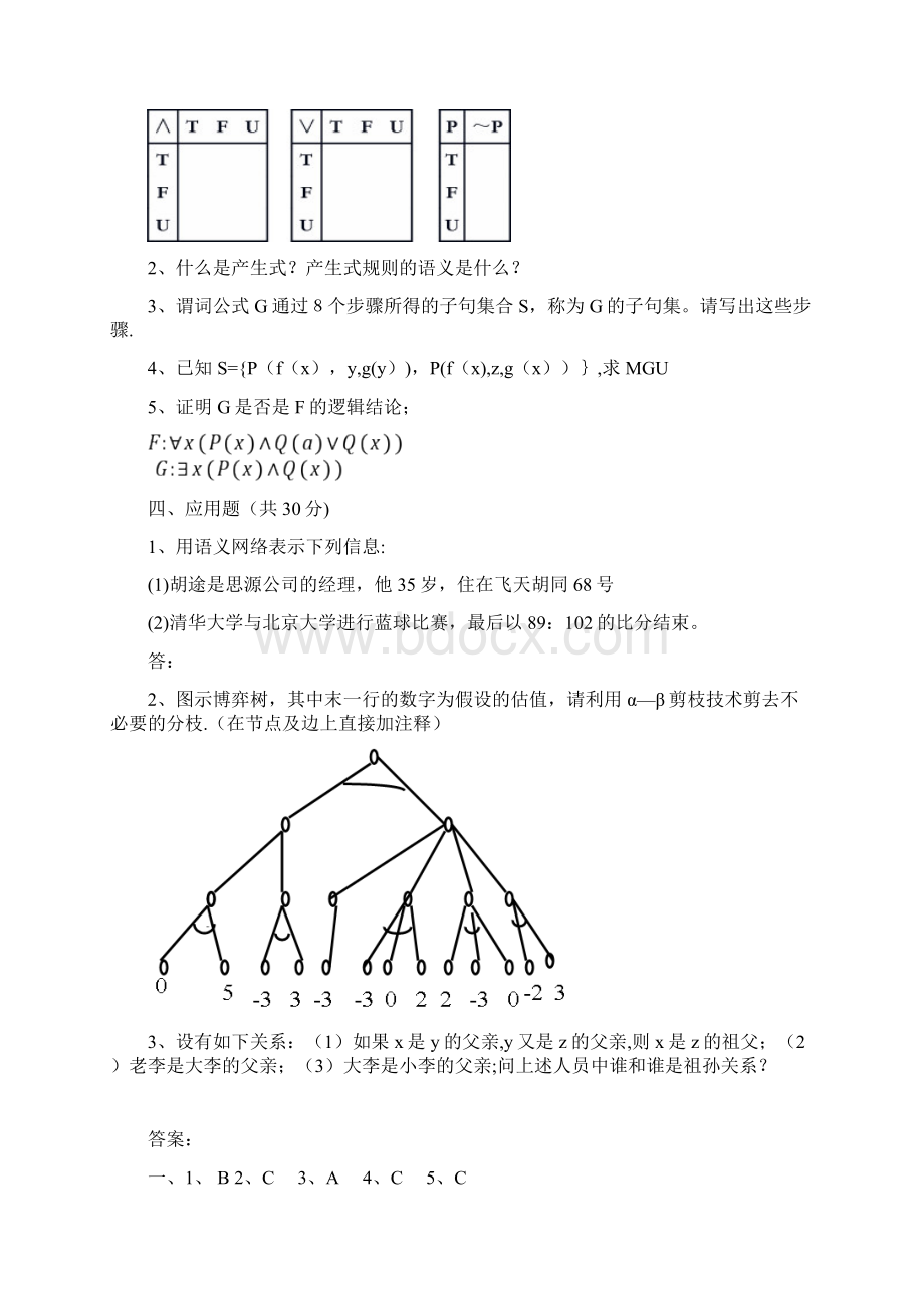 人工智能经典考试试题及答案.docx_第3页