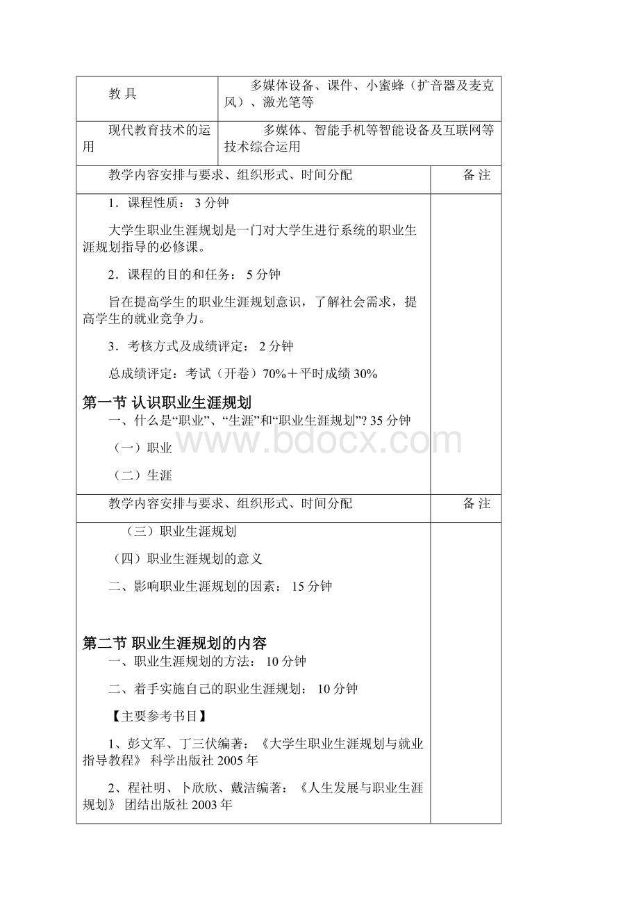 职业生涯规划教案学科Word文件下载.docx_第2页