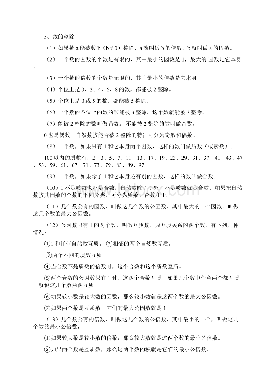 苏教版小学六年级总复习知识点整理.docx_第2页