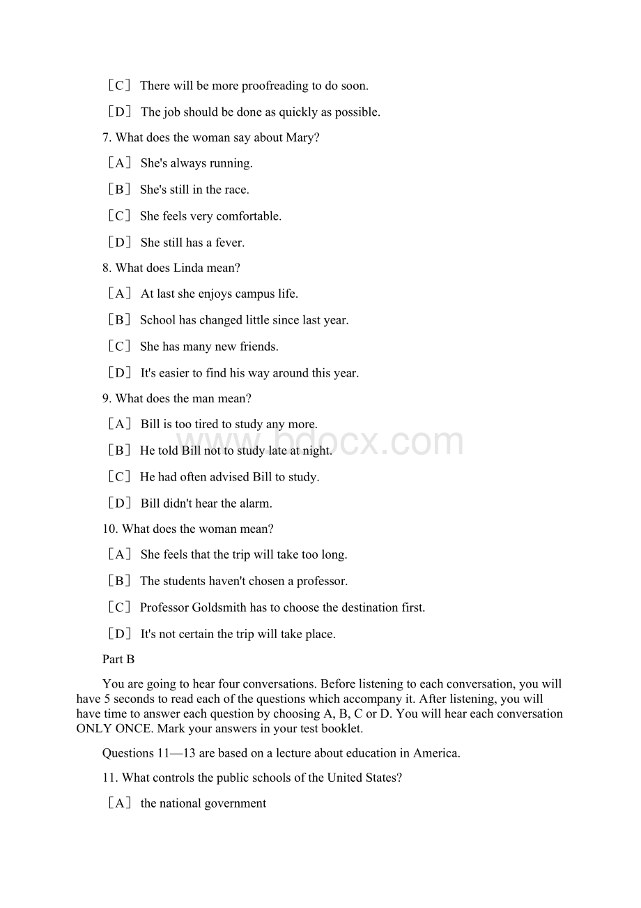 公共英语三级考试模拟题及答案doc.docx_第3页