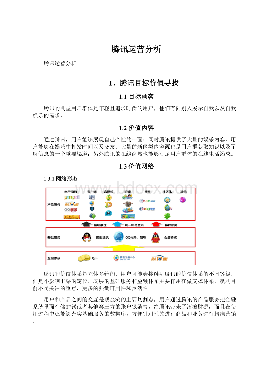 腾讯运营分析文档格式.docx