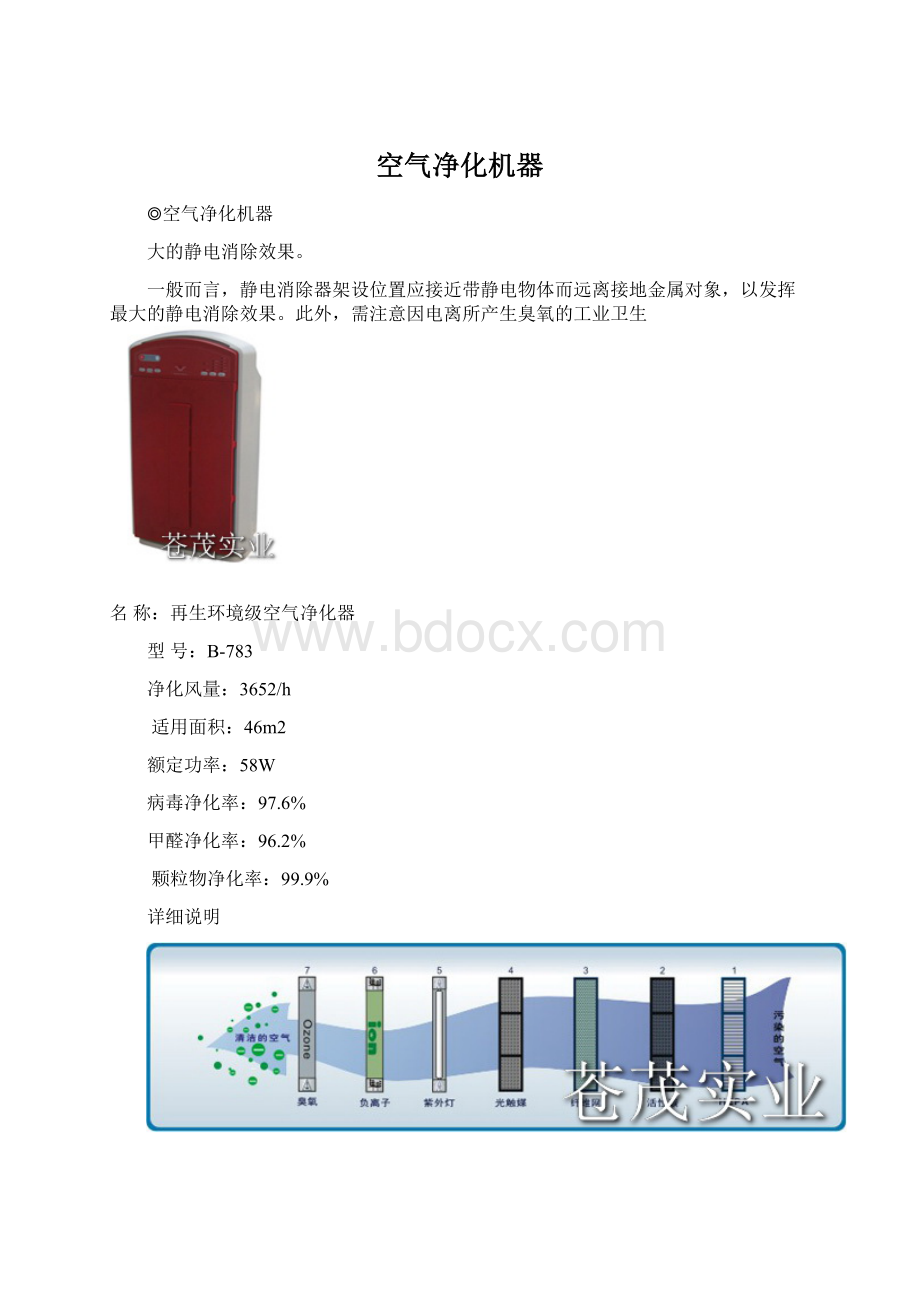 空气净化机器Word格式.docx_第1页