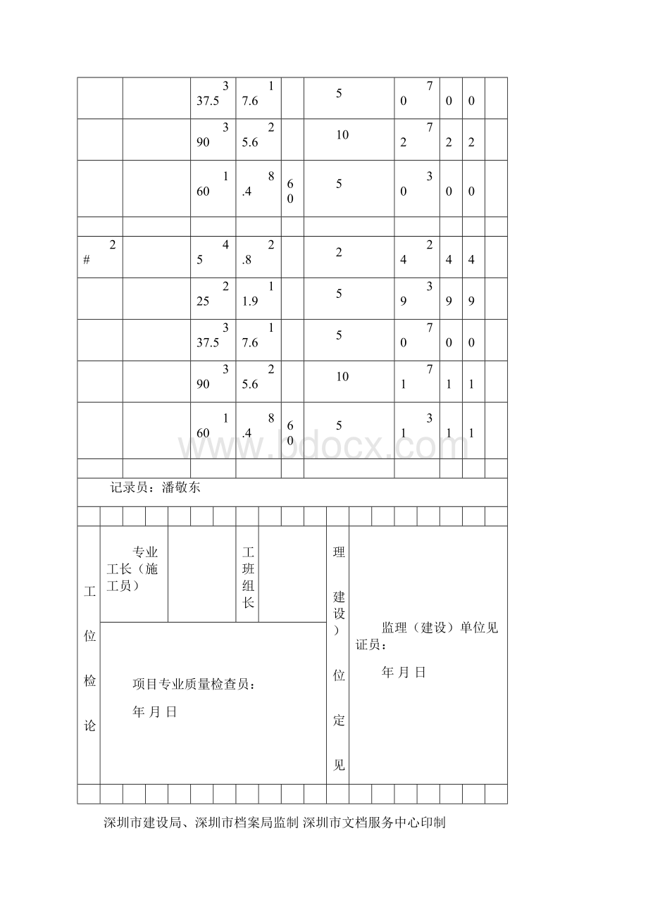 锚索张拉施工记录Word文件下载.docx_第2页