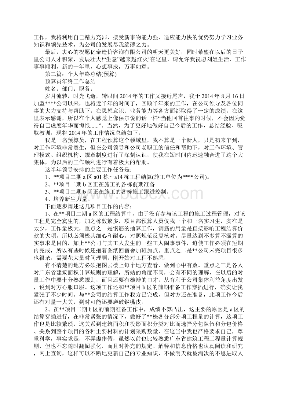 财务预算年终个人总结.docx_第2页