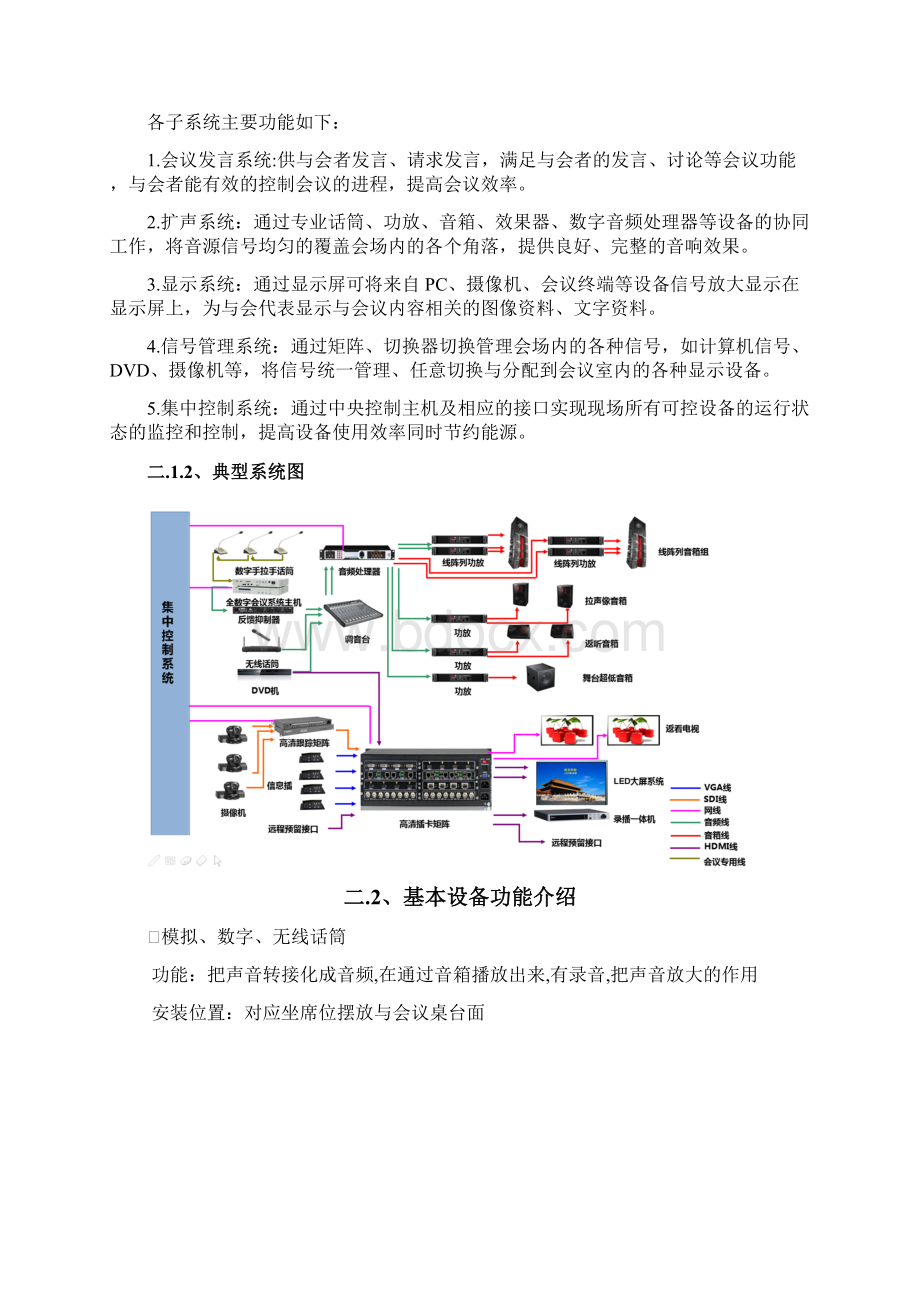 智能化会议系统实施方案文档格式.docx_第2页