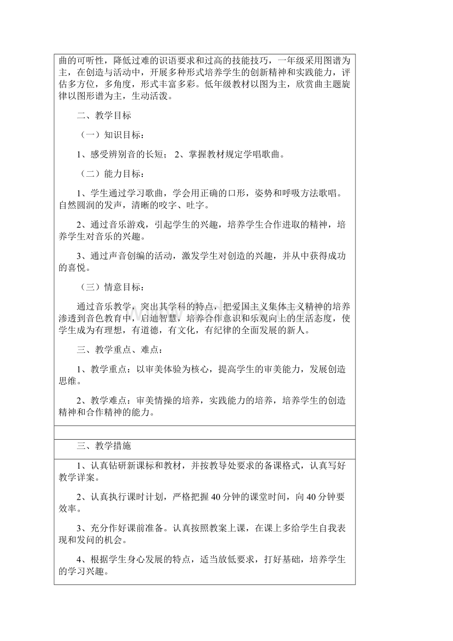 人音版二年级上册小学音乐教案全套.docx_第2页