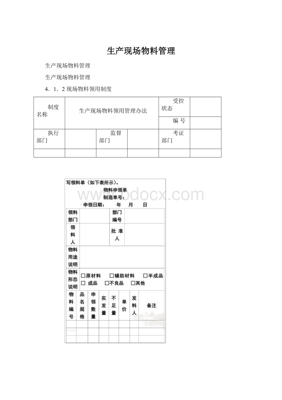 生产现场物料管理.docx_第1页