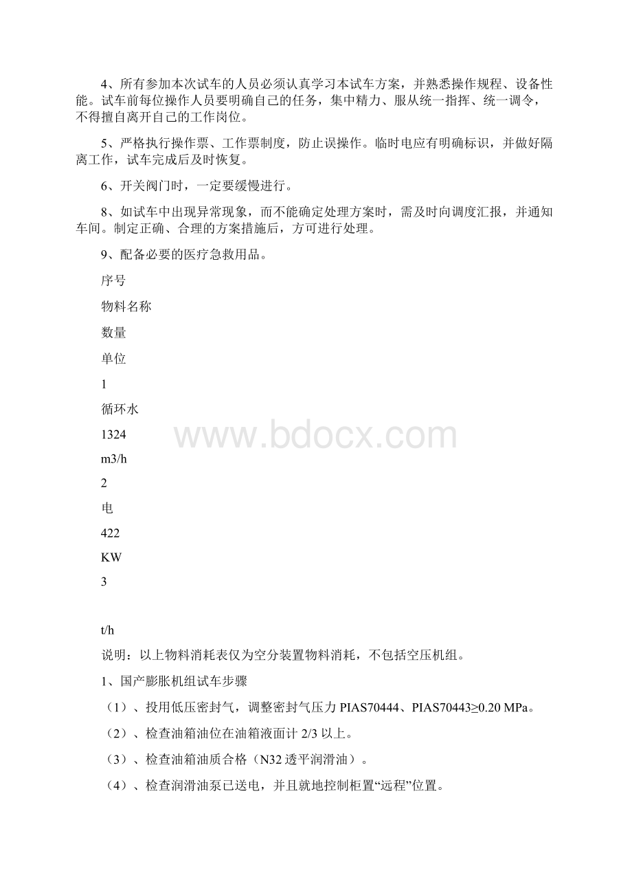 空分装置裸冷试车方案文档格式.docx_第3页