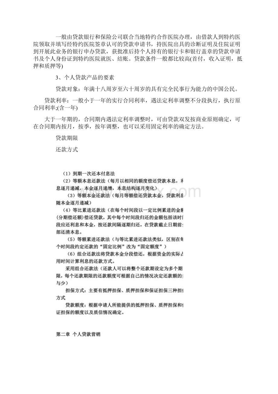 银行从业资格考试《个人贷款》讲义精简版Word下载.docx_第2页