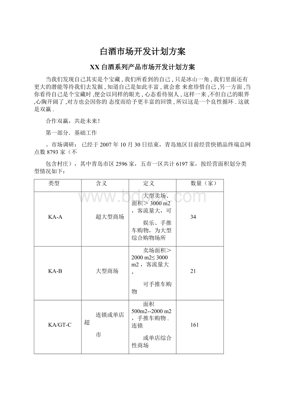 白酒市场开发计划方案Word格式.docx_第1页