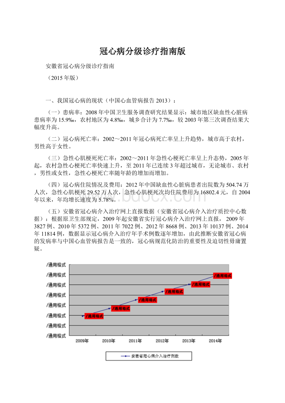 冠心病分级诊疗指南版.docx