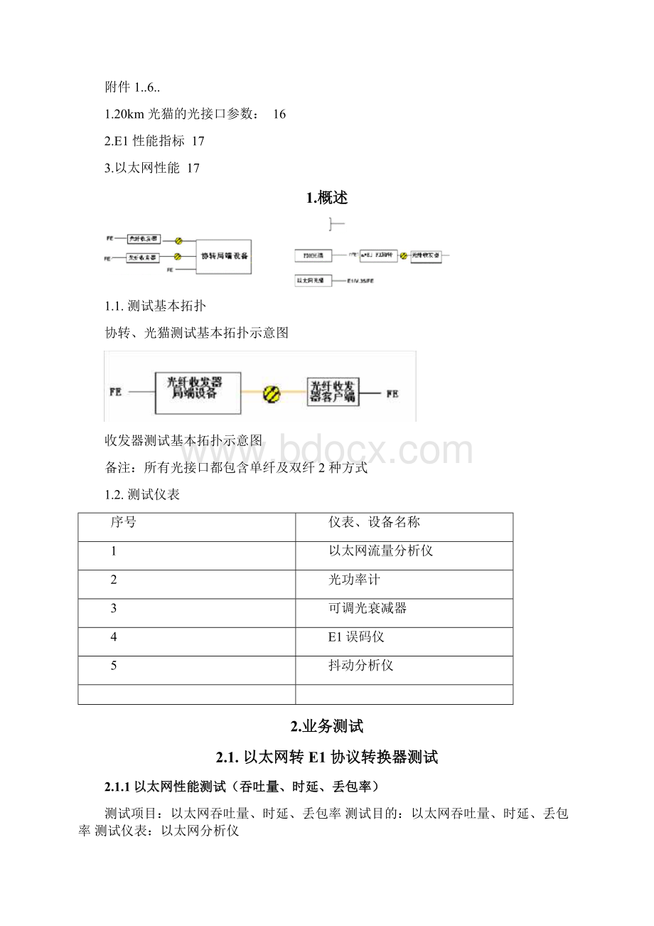 烽火网络协转光猫收发器测试报告.docx_第2页